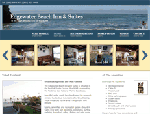 Tablet Screenshot of edgewaterbeachmotel.com